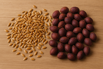 bouillottes sèches en graines de lin versus en noyaux de cerise