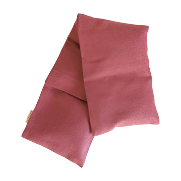 Bouillotte cervicales en graines de lin - Lin Vieux rose