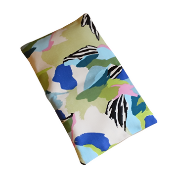 Petite bouillotte sèche en graines de lin - Jungle pop