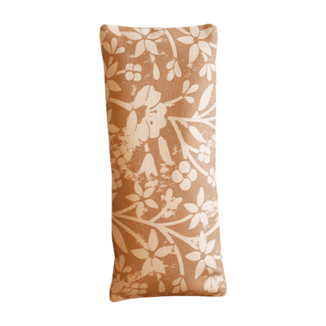 Coussin de relaxation pour les yeux - Fleurs beige blanche