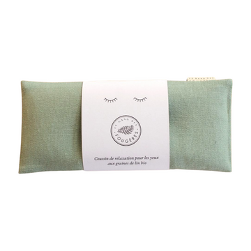 Coussin de relaxation pour les yeux - Lin vert kaki