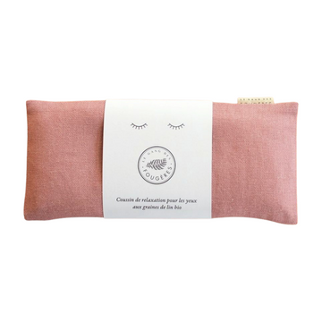 Coussin de relaxation pour les yeux - Lin vieux rose