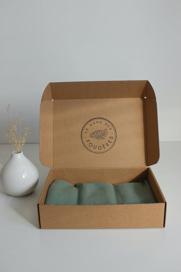 bouillotte sèche en graines de lin - Lin Vert kaki