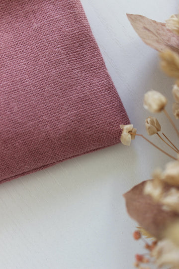 Coussin de relaxation pour les yeux - Lin vieux rose