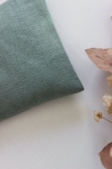 Coussin de relaxation pour les yeux - Lin vert kaki