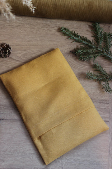 bouillotte sèche en graines de lin - Lin Jaune moutarde