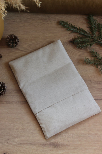 bouillotte sèche en graines de lin - Fleurs aquarelle