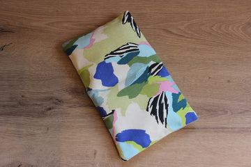 Petite bouillotte sèche en graines de lin - Jungle pop