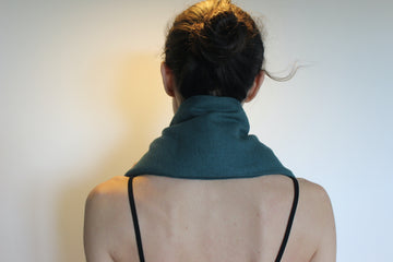 Bouillotte cervicales en graines de lin - Lin Vert sapin